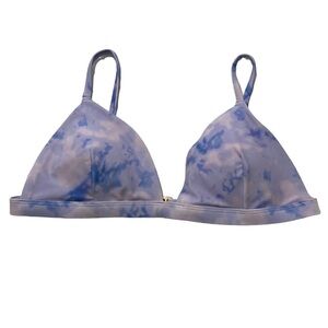 Hollister Women’s Bikini Top Purple Dye Size Large